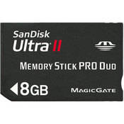 SanDisk 8GB Ultra II Memory Stick PRO Duo