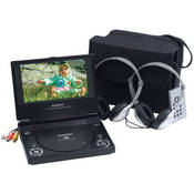 Audiovox D1788PK 7"16:9 PORTABLE DVD PLAYR KIT
