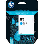 HP / Hewlett-Packard 82 Cyan Ink Ink Cartridges for Inkjet Printers