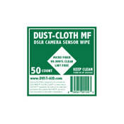 Dust Aid DUST-CLOTH MF DSLR Camera Sensor Wipes (50-pack) 