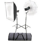 Bowens Esprit Gemini Digital Two Monolight Travel-Pak Kit (120VAC/12VDC)