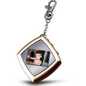 Media Street eMotion Digital Diamond Photo Picture Frame DF-EMPKC-D Digital Picture Frames eMotion Digital Diamond Photo Picture Frame, Diamond Shaped Key Chain Frame, 96 x 64 pixels, No Memory Card Slot, 4MB Internal Memory, JPG, GIF, BMP, TIF and PNG Digital Picture Frames