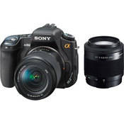Sony Alpha DSLR-A300 SLR Digtial Camera with Sony 18-70mm Lens & 55-200mm Lens 