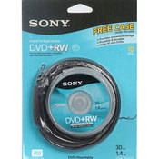 Sony 8.0cm DVD+RW Recordable Disc with Case (Jewel Spindle Pack of 10)