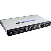 Linksys Group 24-Port 10/100 Stack Wired Network Ethernet Switches