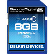 Delkin Devices Cart�o Secure Digital (SDHC) PRO de 8GB