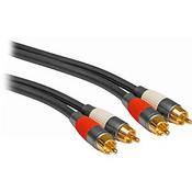 Pearstone Gold Series 2 RCA Male to 2 RCA Male Audio Cable - 25