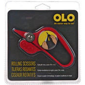 Dot Line Rolling Scissor (Red)