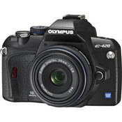 Olympus E-420 SLR Digital Camera Kit with Olympus Zuiko Digital ED 25mm AF Lens