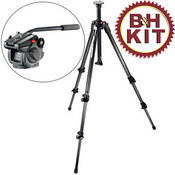 Manfrotto by Bogen Imaging 190CX3 Carbon Fiber Tripod System with 501 HDV Head