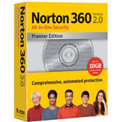 Symantec Norton 360 v2.0 Premier Edition Security Software