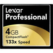 Lexar 4GB Professional 133x CompactFlash Card