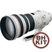 Canon 400mm f/2.8L IS USM AF Lens w/LensCoat Lens Cover (White) & Hoodie (Black)