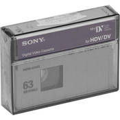Sony HDM63VG VG Videographer Grade HDV Video Cassette