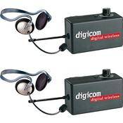 Eartec 2 Digicom Communication Radios w/ Monarch Headsets