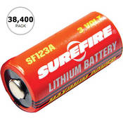 Surefire Bulk Box of 38,400 SF123A Batteries