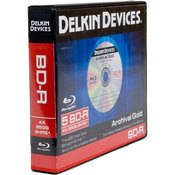 Delkin Devices BD-R Archival Gold Blu-Ray Recordable Discs in Five Pack Binder