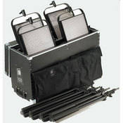 Litepanels 1x1 LED Four Light Flood and Spot Kit (100-260VAC/9-30VDC)