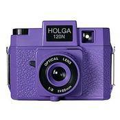 Holga 183-120  Holgawood 120N Medium Format Camera (Violet)