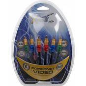 Xtreme Cables 3-RCA to 3-RCA Component Video Cable - 6