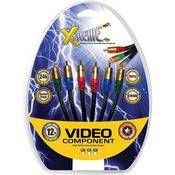Xtreme Cables 3-RCA to 3-RCA Component Video Cable - 12
