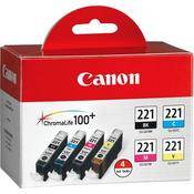 Canon CLI-221 Ink Tanks (4 Pack)
