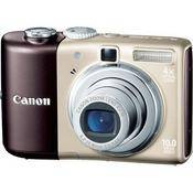 Canon PowerShot A1000 IS Digital Camera (Brown) with Deluxe Accessory Kit