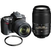 Nikon D90 SLR Digital Camera Kit with Nikon 18-105mm VR Lens & 70-300mm VR Lens Nikon D90 SLR Digital Camera Kit with Nikon 18-105mm VR Lens & 70-300mm VR Lens