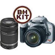 Canon EOS Rebel XSi (a.k.a. 450D) SLR Digital Camera Kit (Silver) with 18-55mm IS Lens & 55-250mm IS Lens