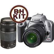 Canon EOS Rebel XS (a.k.a. 1000D) SLR Digital Camera Kit (Silver) with 18-55mm IS Lens & 75-300mm III Lens