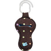 Built NY Peanut Memory Stick Holder (Multicolored Dots and Powder Blue)