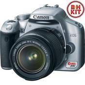 Canon EOS Rebel XSi (a.k.a. 450D) SLR Digital Camera (Silver) with 18-55mm IS Lens & Essential Accessory Kit