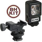 Bescor LED-14K3 14-watt LED On Camera Light Kit 3