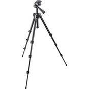 Manfrotto by Bogen Imaging 7321YB 4-Section Aluminum Tripod w/ 3-Way Head - Supports 5.5 lbs (2.5kg) 