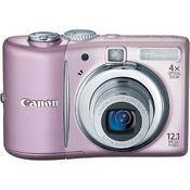 Canon C�mera Digital PowerShot A1100 IS (Rosa) com Kit B�sico de Acess�rios