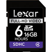Lexar 16GB SDHC Full-HD Video Memory Card $47.90