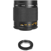 Bower 500mm f/8.0 Manual Focus Telephoto Lens for Olympus OM