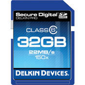 Delkin Devices 32GB PRO Secure Digital (SDHC) Card