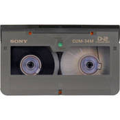 Sony D2M-34M Digital D2 Video Cassette, Medium Shell