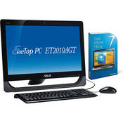 ASUS EeeTop PC ET2010AGT 20" All-in-One Desktop Computer with Windows 7 Professional Upgrade