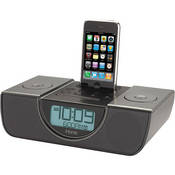 iHome iP42GVC Dual Alarm FM Clock Radio for your iPhone/iPod (Grey)