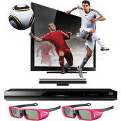 Sony XBR-52HX909 52"" LCD HDTV w/BDP-S470 Blu-ray Player & 3D Children's Kit
