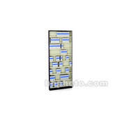 Winsted WIT7106 Movable Betacam Cabinet (Brown/Beige)