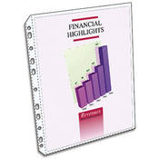 ClearFile Archival-Plus Print Page, Holds Two 8.5 x 11" Prints - 25 Pack