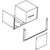 FEC BP8044 Blank Panel for RKPM8044 Dual Monitor Rackmount