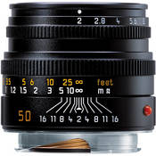 Leica 50mm f/2.0 Summicron M Manual Focus Lens (6-Bit) - Black