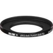 B+W 37mm to 52mm Step-Up Ring (Lens to Filter) #8i