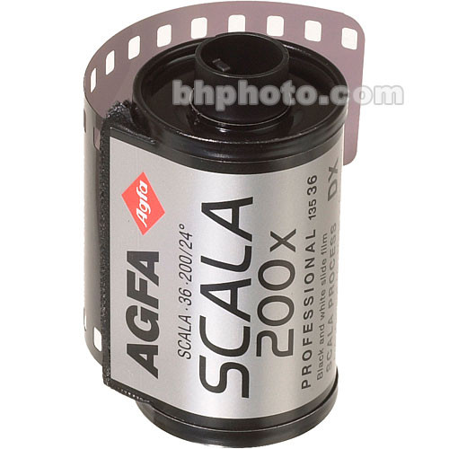 Agfa Scala-200 135-36 Professional Black & White Slide Film (ISO-200)