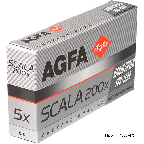 Agfa Scala-200 120 Professional Black & White Slide Film