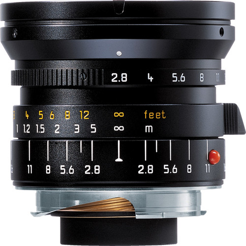 Leica 21mm f/2.8 Elmarit M Aspherical MF Lens (6-Bit) - Black